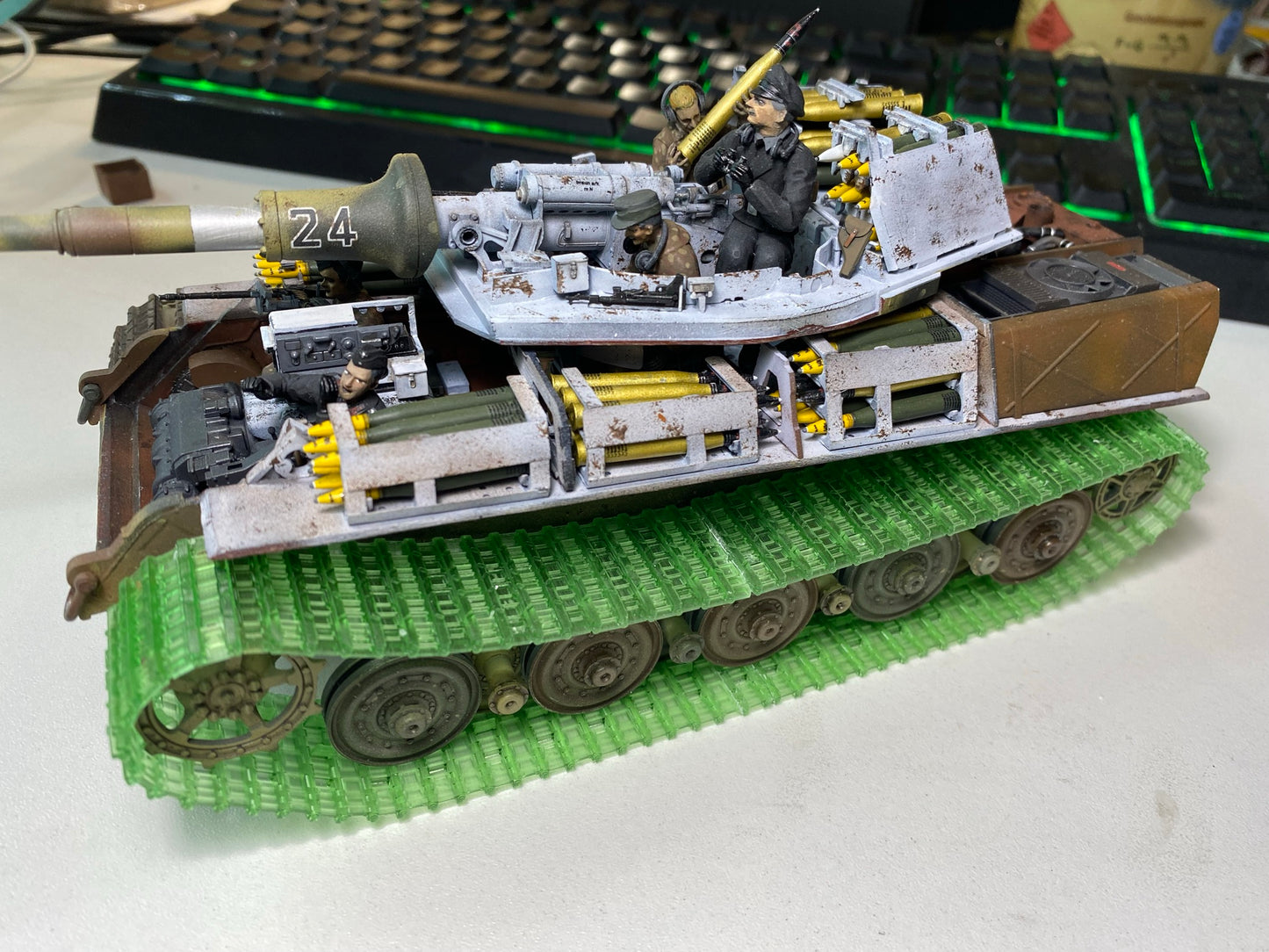 1:35 Tracks, King Tiger, Jagdtiger, for MENG, Takom, Trumpeter, Tamiya half-finished, 1:35 Einsatzbereit Ketten