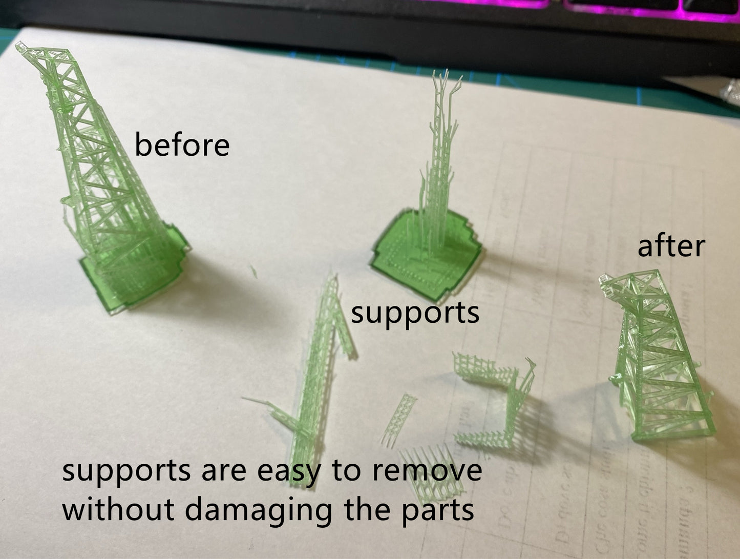 1:700 German Navy floating crane Langer Heinrich, WWI, WWII, 3D printed kit, Waterline