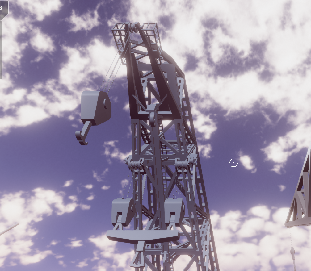 1:700 German Navy  floating crane Langer Heinrich, WWI, WWII, 3D printed kit, Waterline