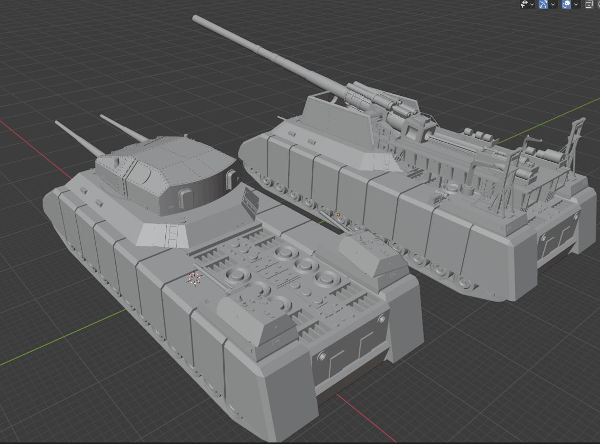 1:700, 1:350 German super heavy tanks set, P1000 Ratte und P1500 landkreuzer, E100, Maus, Karl Gerät, Krupp Räumer S, V2