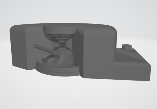 1:700 Atlantikwall 380 mm, 406 mm gun, Batterie Todt, Lindemann, Atlantic Wall, bunker