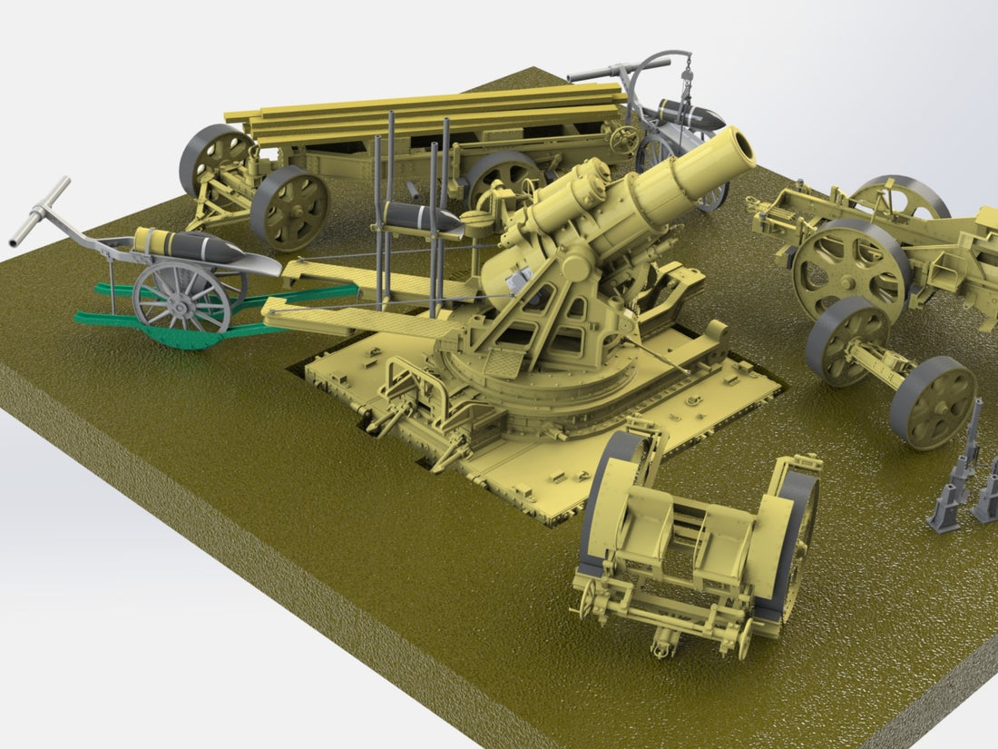 Instructions, installation of M11 siege howitzer