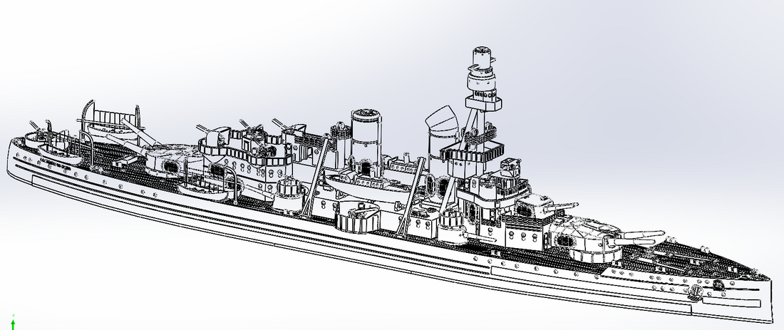 Instructions, 1:700 Drottning Victoria 1945 coastal battleship