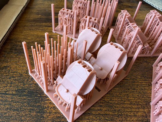 Italian navy main gun turrets, 305mm, 380mm, 320mm, Littorio, Roma, Conte di Cavour, Dante Alighieri 3D printed kits