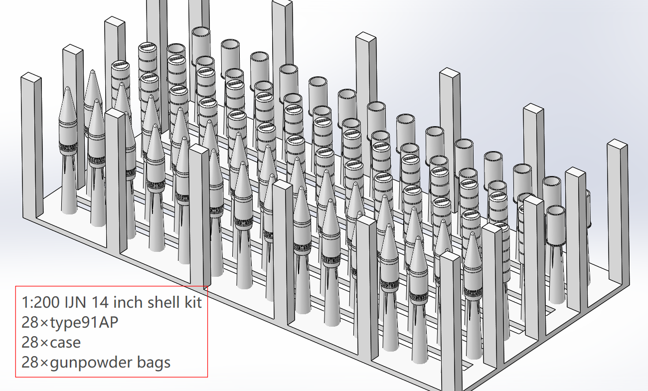 1:350, 1:200 harbour cargo, cases, boxes, ammo box, ship building material, container, oil drum, wood piles, chest