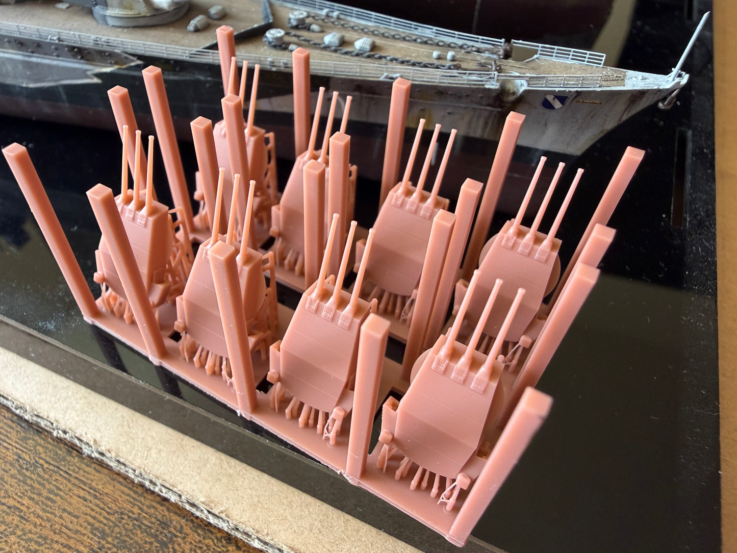 Italian navy main gun turrets, 305mm, 380mm, 320mm, Littorio, Roma, Conte di Cavour, Dante Alighieri 3D printed kits
