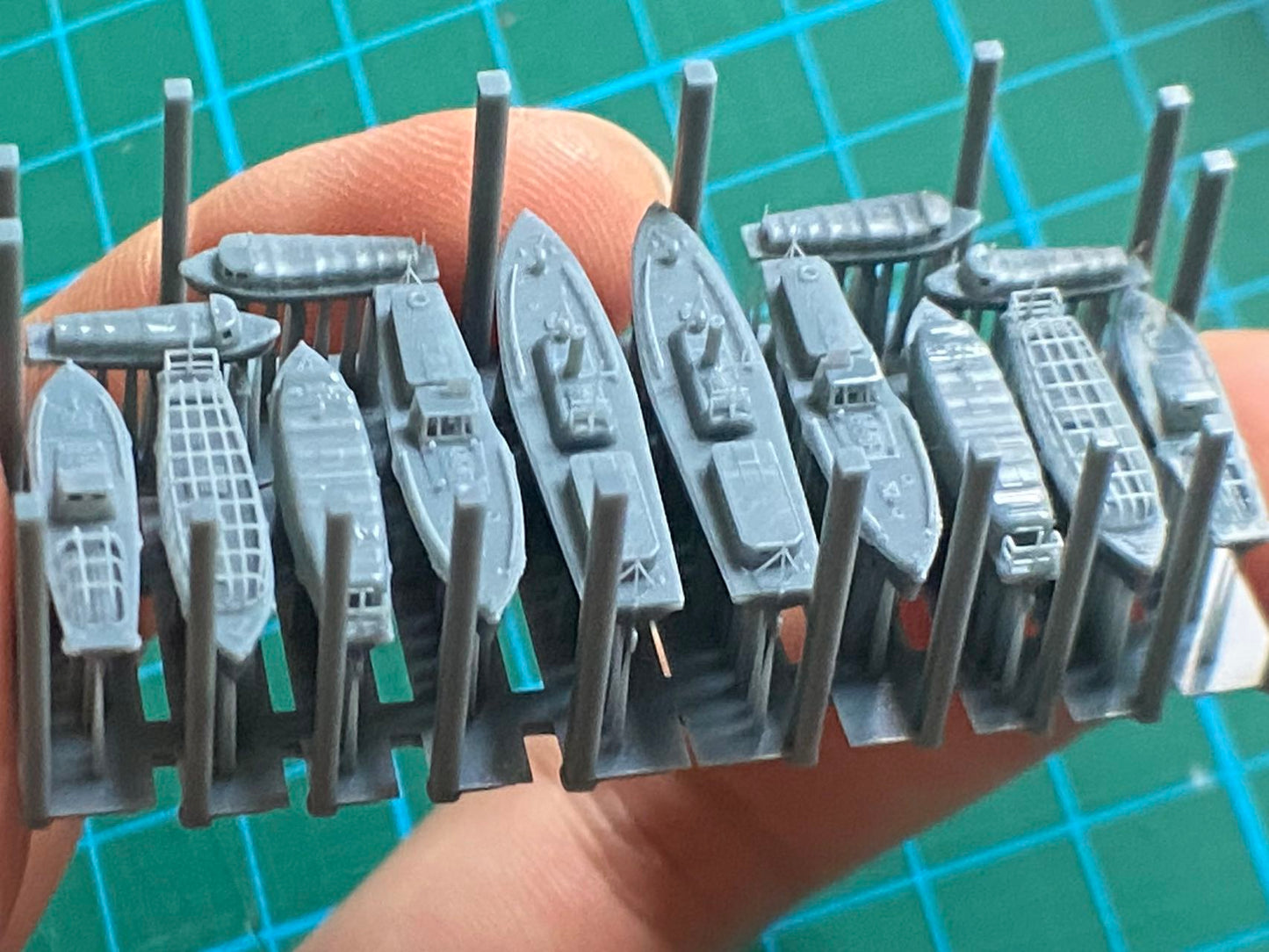 1:700 IJN Boat and Motor boat kit, 3d printed accessory, highly detailed, 12m launch, 15m motor boat, 17m motor pinnace, 12m launch