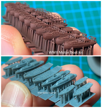 Load image into Gallery viewer, 1:700 German boat kit, WWI, WWII german boats, 3d printed accessory, highly detailed
