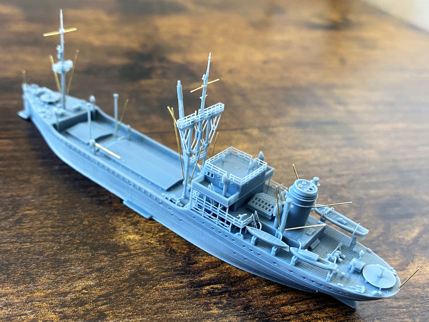 1:700 French Navy Supply Ship Golo, WaterLine model, 3D printed kit, French navy, cargo ship