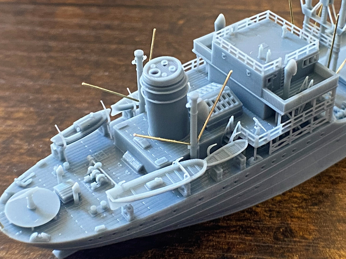 1:700 French Navy Supply Ship Golo, WaterLine model, 3D printed kit, French navy, cargo ship