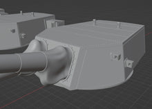Load image into Gallery viewer, 1:700 USN 18 inch turrets, 18 inch tripple turret, 18 inch twin turret, US navy
