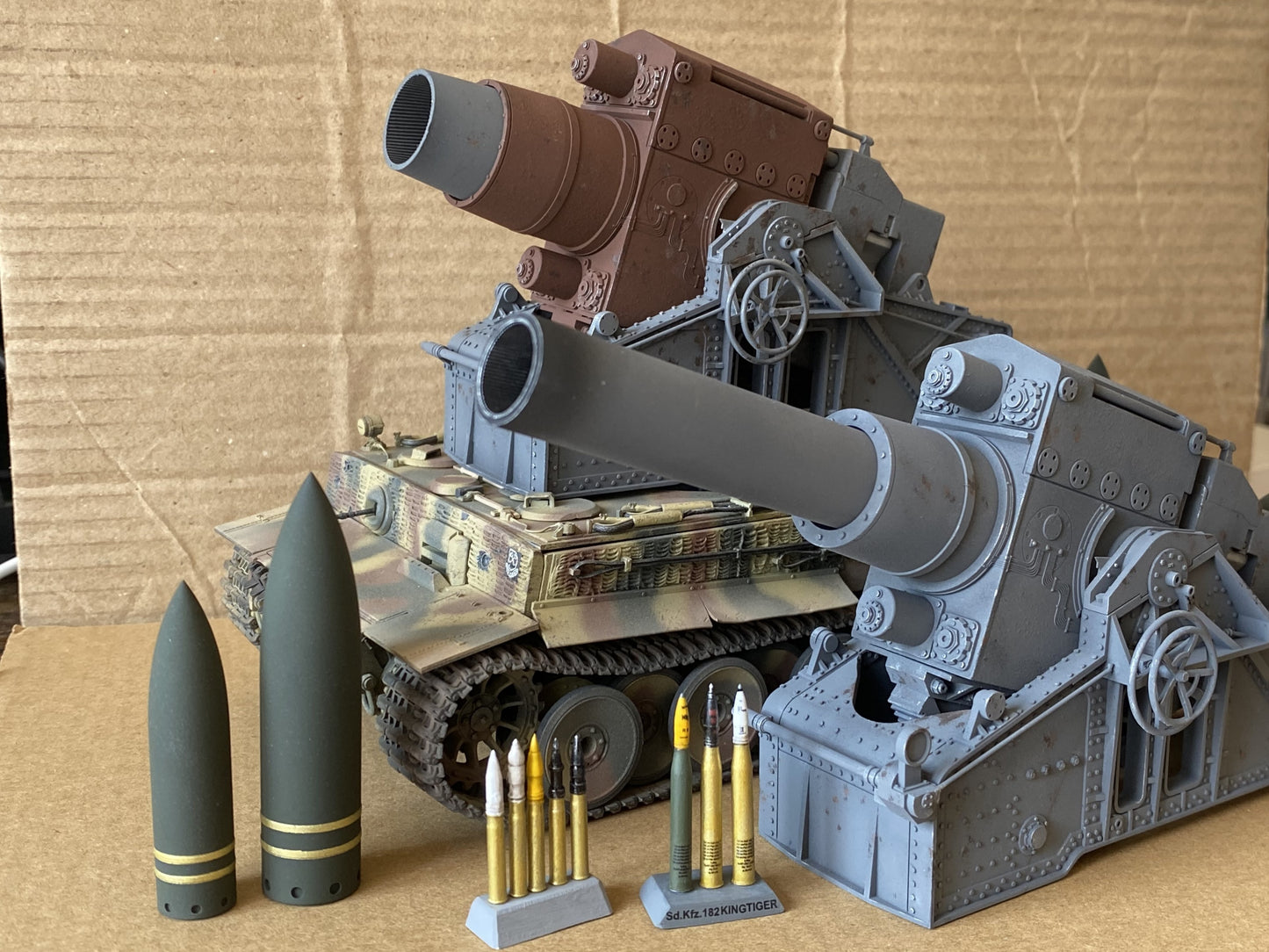 1:35 Karl Gerät, Mörser Karl, Anschiesslafatte I, Bettungsgeschütz, Oberlafette, siege mortar, Gerät 040, Gerät 041, siege howitze, Belagerungsartillerier, 540mm, 600mm mortar