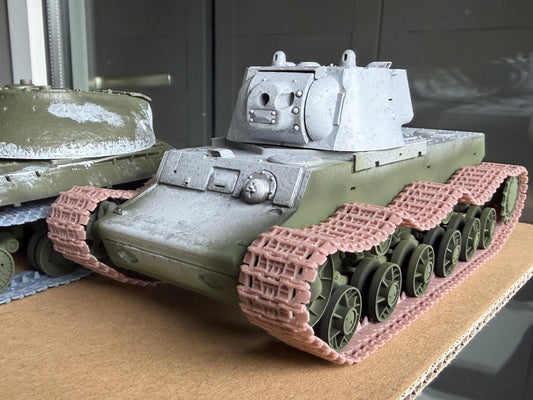 1:35 Russian heavy tank workable tracks, KV1, IS3, IS2, KV85, IS1, 3D printed