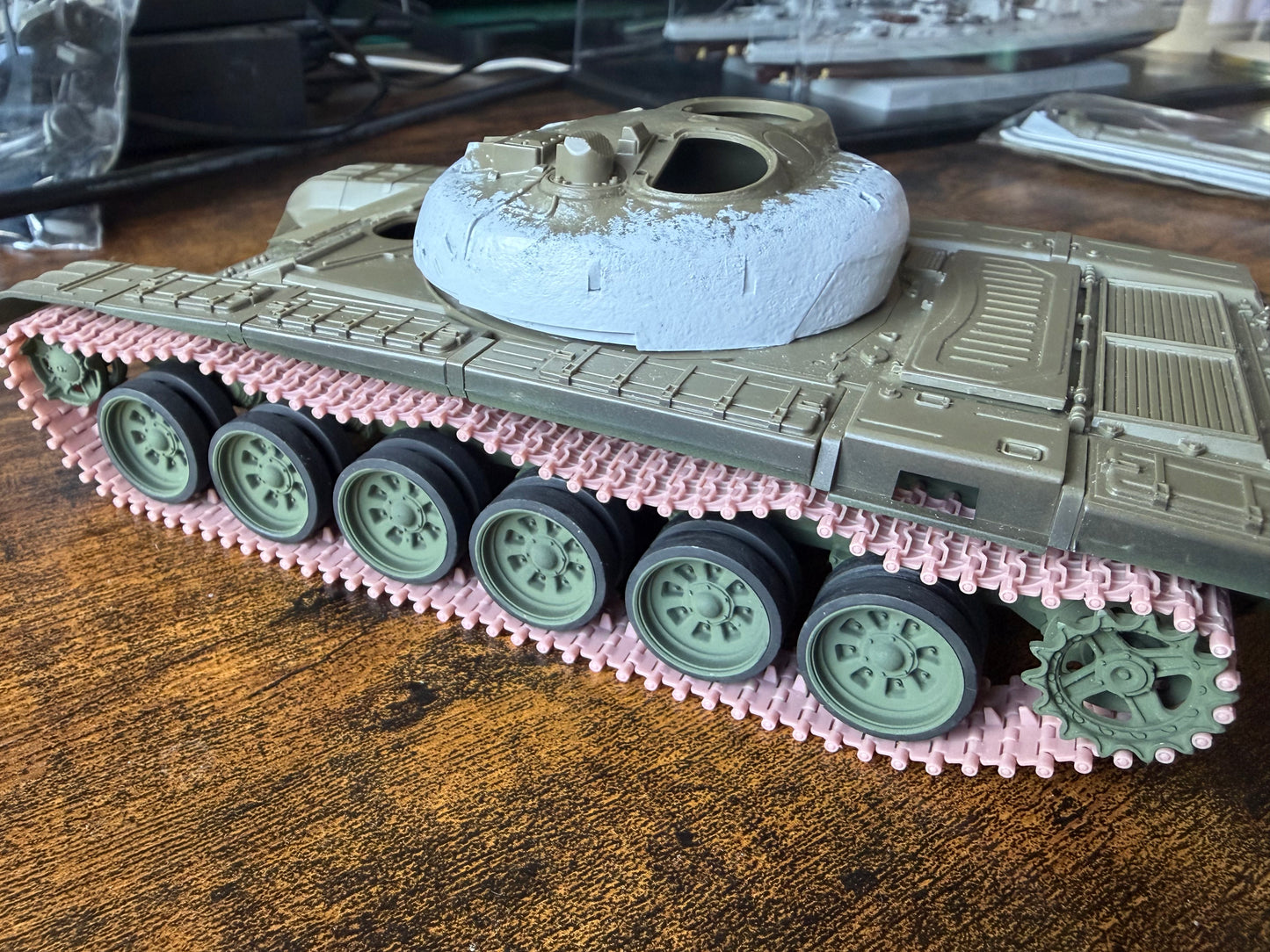 1:35 T54 T62 T72 T90 workable tank tracks, RMSh, OMSh, bewegliche Ketten für T54, T55, T62, T72, T90