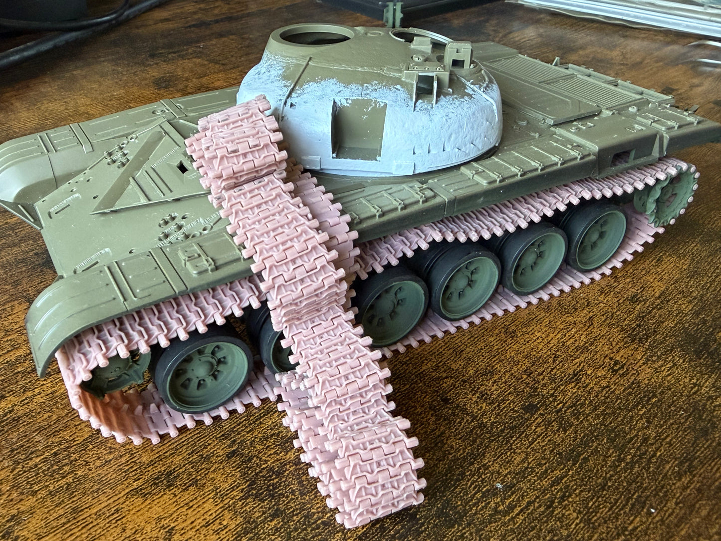 1:35 T54 T62 T72 T90 workable tank tracks, RMSh, OMSh, bewegliche Ketten für T54, T55, T62, T72, T90