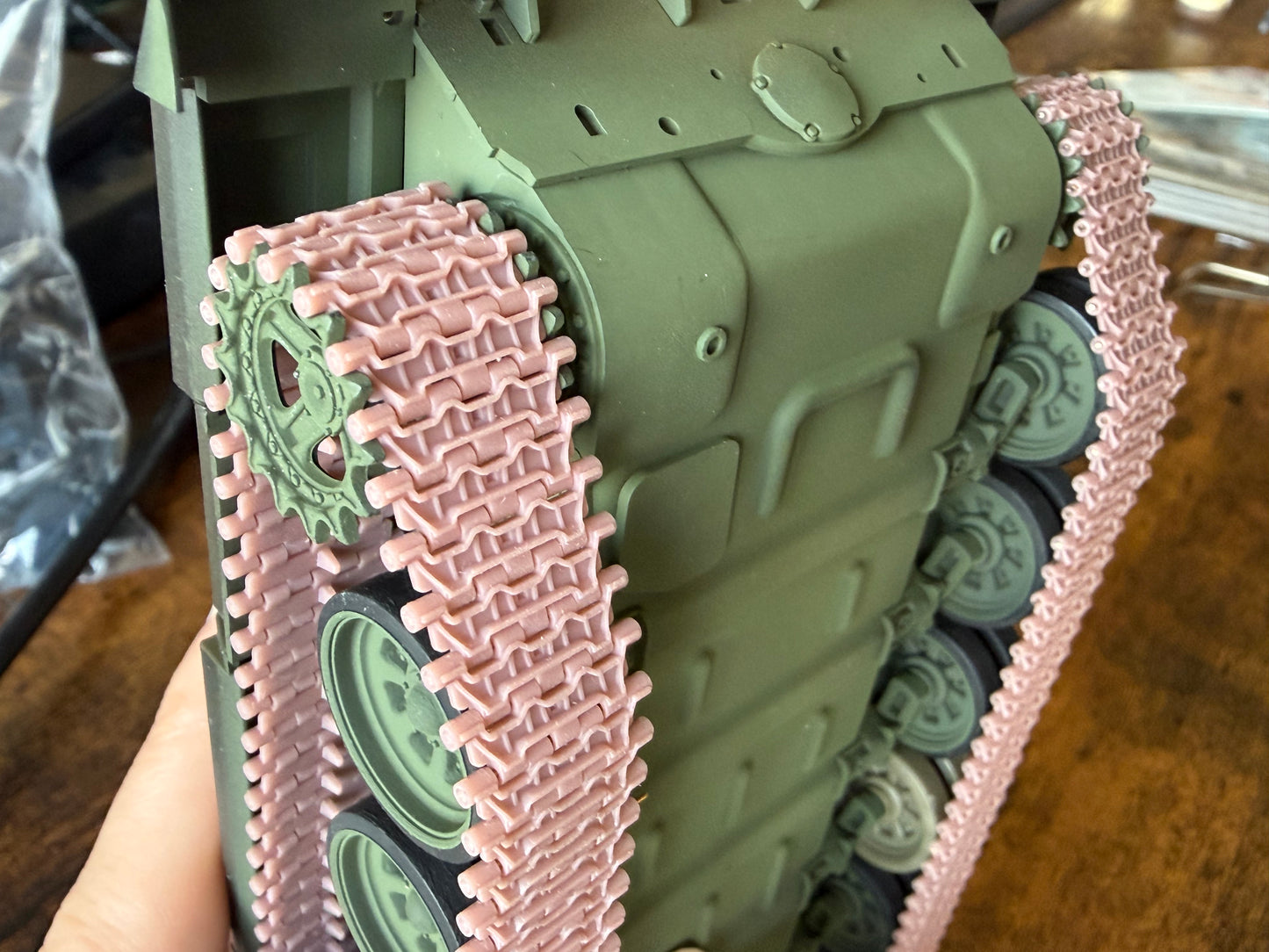 1:35 T54 T62 T72 T90 workable tank tracks, RMSh, OMSh, bewegliche Ketten für T54, T55, T62, T72, T90