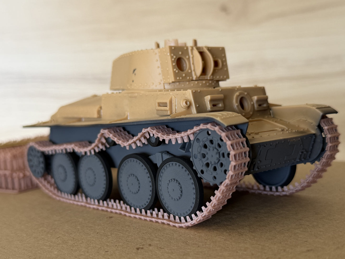 1:35 workable tracks for 38T, Hetzer, bewegliche Ketten für Hetzer, 38T, Jagdpanzer 38, 38 (t)