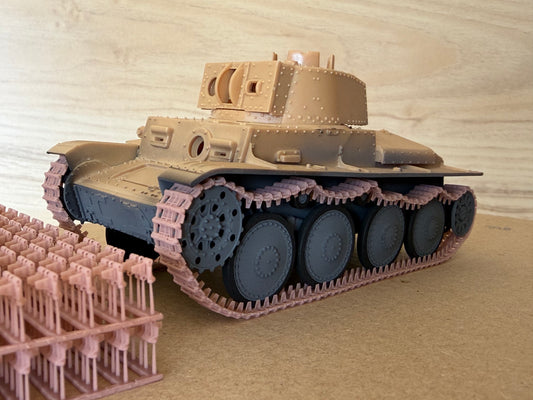 1:35 workable tracks for 38T, Hetzer, bewegliche Ketten für Hetzer, 38T, Jagdpanzer 38, 38 (t)
