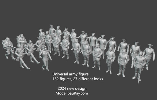 1:700, 1:350, 1:200 Figuren, universal naval figure, civilian and army figure, Pilot figure, 1:700 figure, 3D printed kit, Bausatz, airfields, aircraft carrier