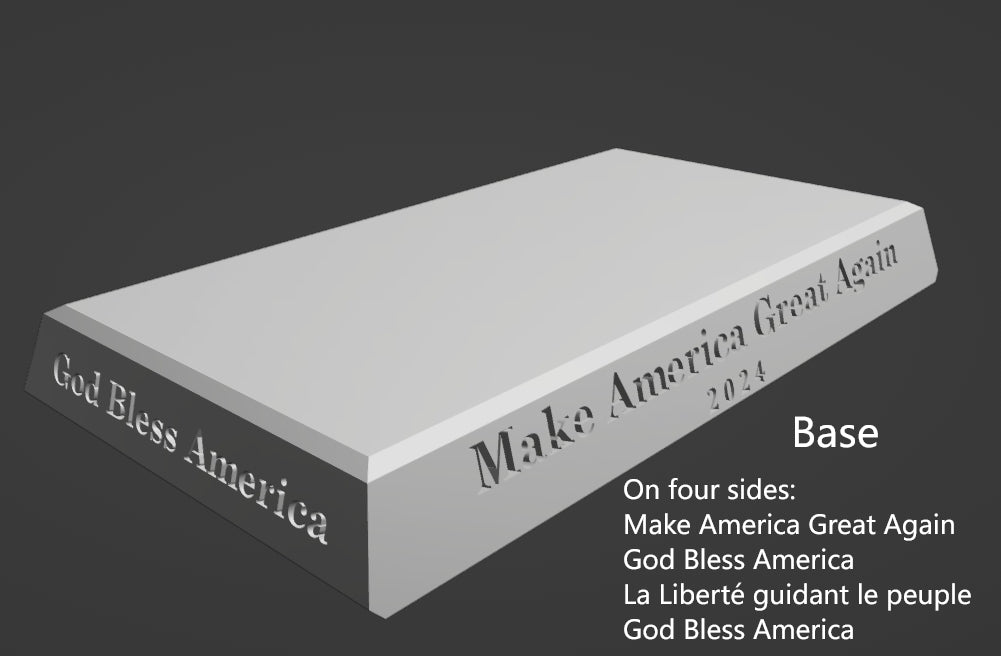 1:35, 1:16 Figure, Make America Great Again, La Liberté guidant le peuple