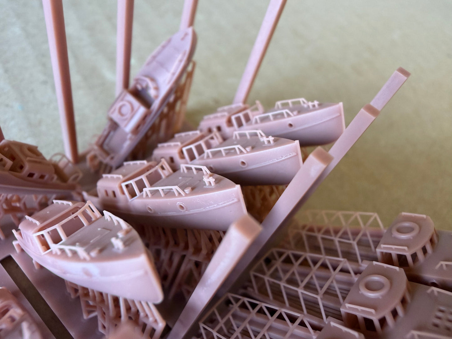 1:700 1:350 German boat kit, WWI, WWII german boats, 3d printed accessory, highly detailed