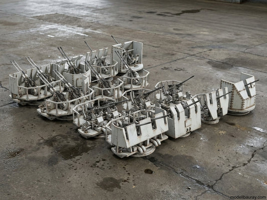 1:350 Bofors gun, Bofors quad mount, Bofors twin mount, singel mount, UK MK V, 70-K