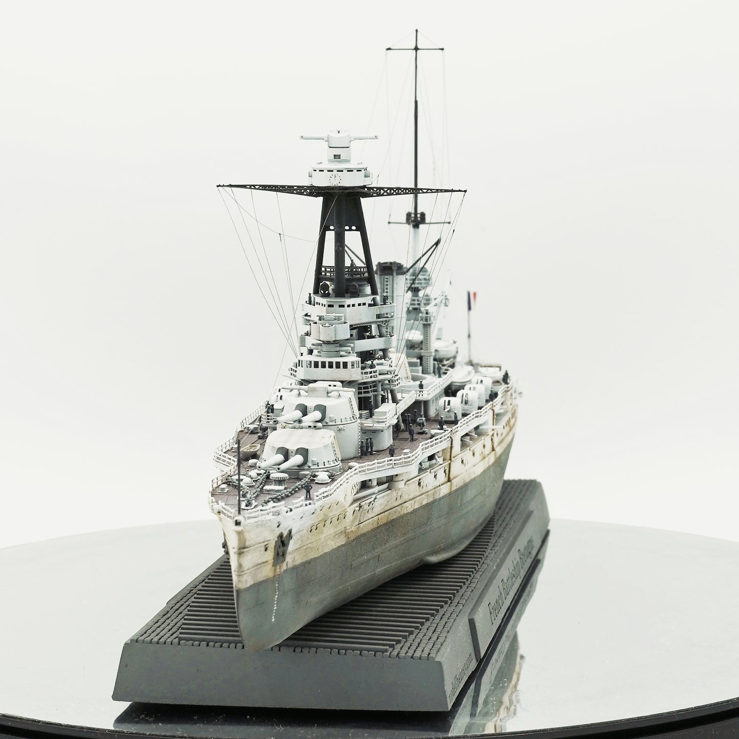 1:700 French Battleship Bretagne, Full Hull, WaterLine, Bretagne class battleship, French Battleship, 3d printed, resin model