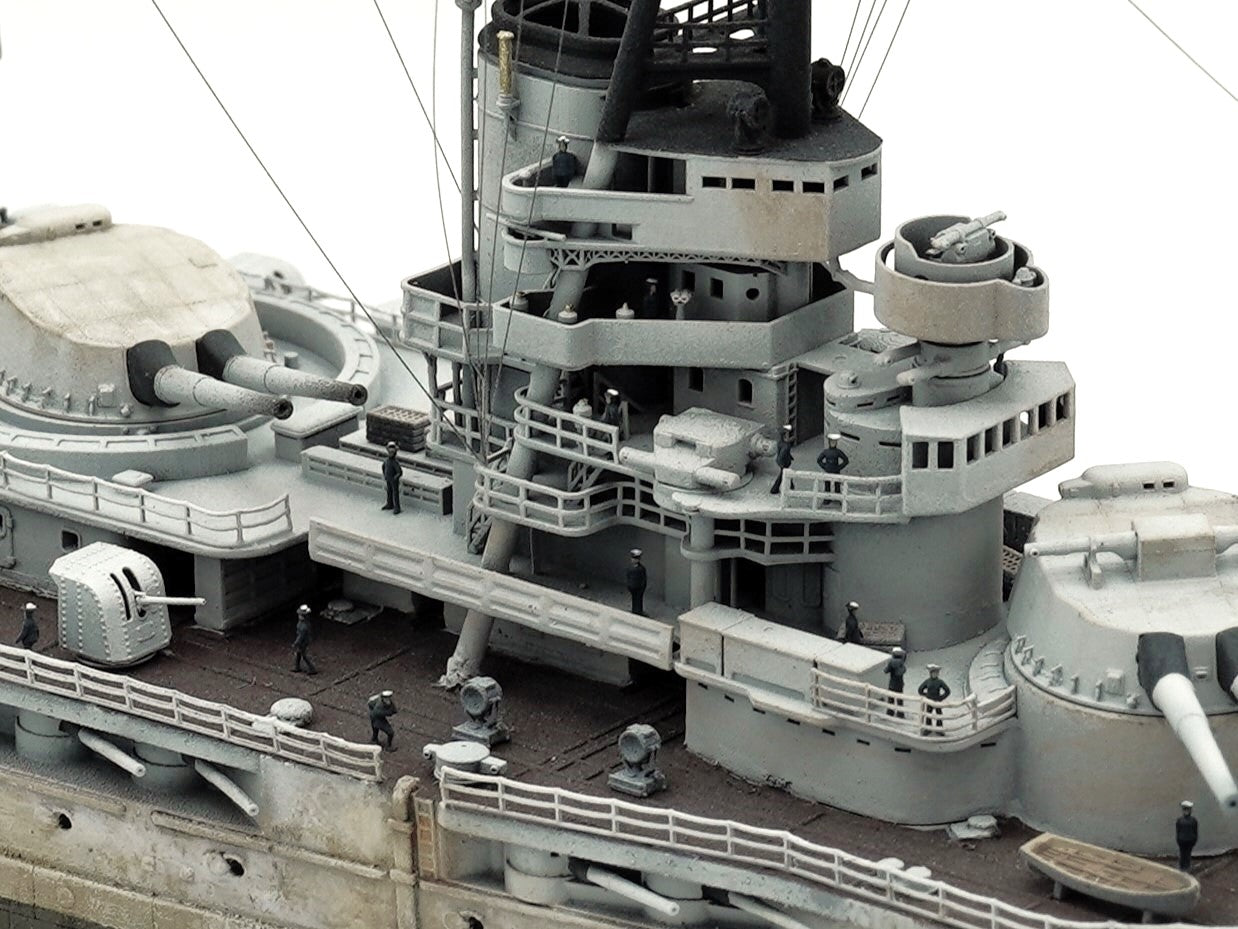 1:700 French Battleship Bretagne, Full Hull, WaterLine, Bretagne class battleship, French Battleship, 3d printed, resin model