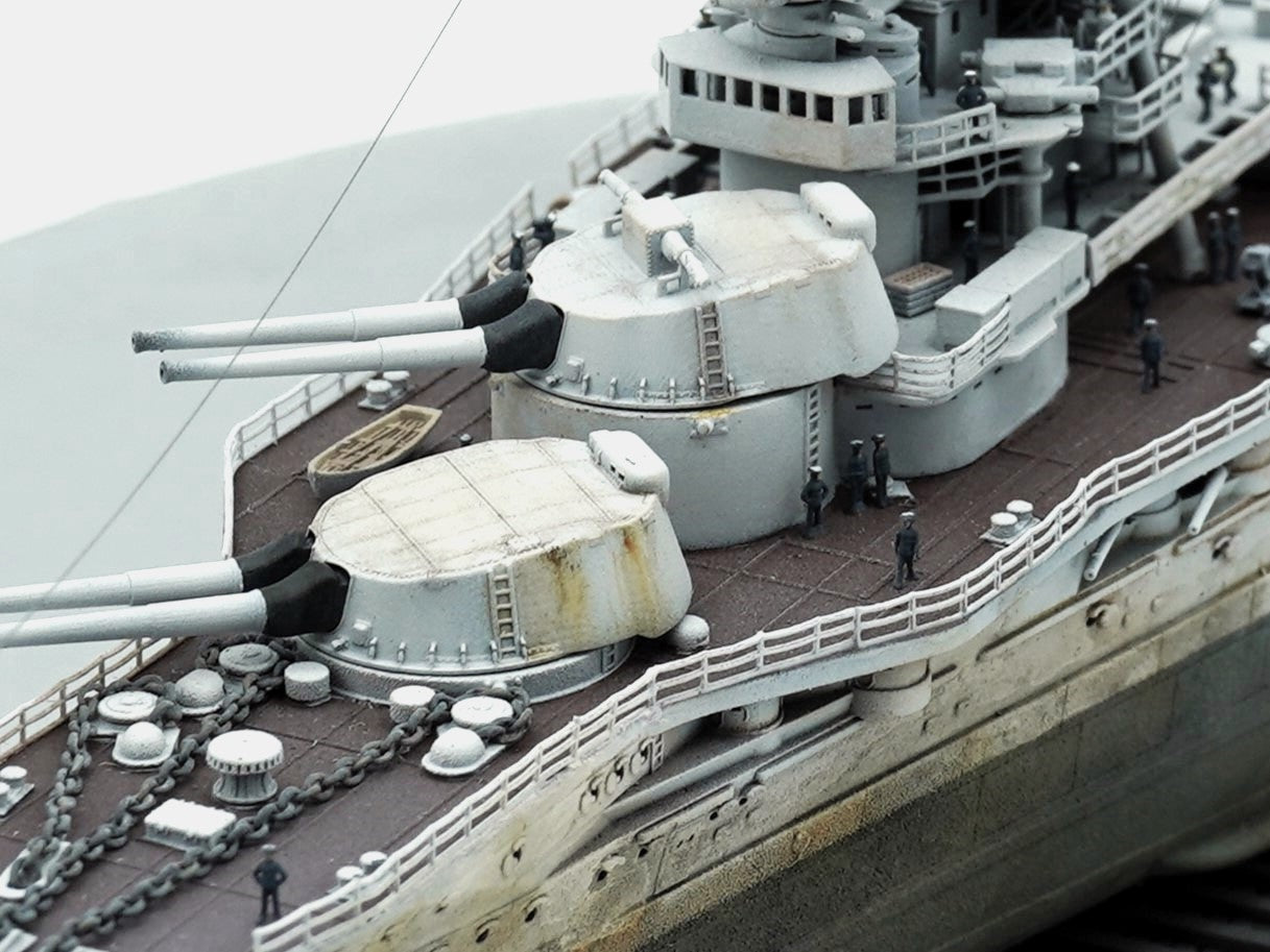 1:700 French Battleship Bretagne, Full Hull, WaterLine, Bretagne class battleship, French Battleship, 3d printed, resin model