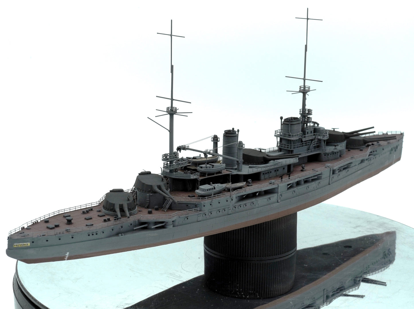 1:700 French Battleship Bretagne, Full Hull, WaterLine, Bretagne class battleship, French Battleship, 3d printed, resin model