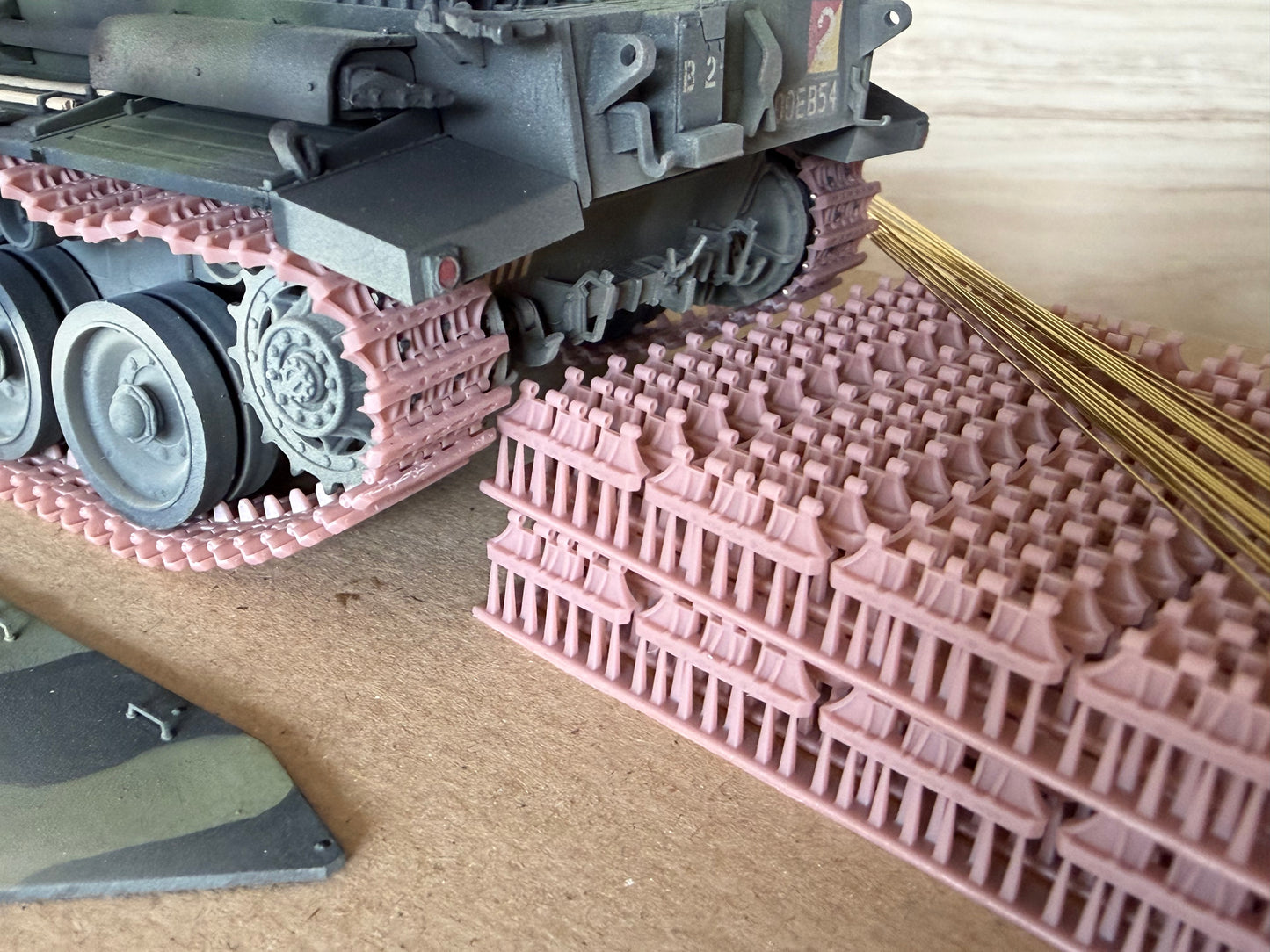 1:35 workable tracks for Centurion tank, bewegliche Ketten für Centurion