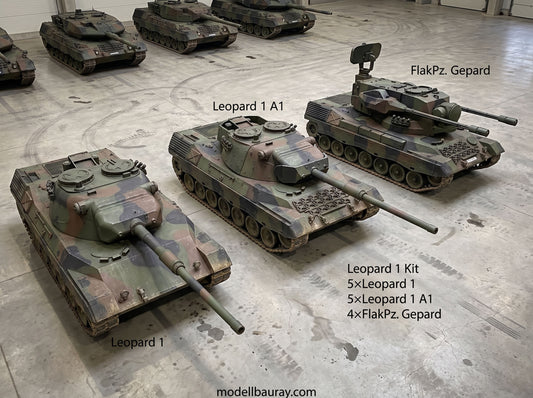 1:700 1:350 German postwar tanks and vehicles, cold war, Leopard 1, Leopard 2, Gepard, Pzh2000, Puma, IFV, Marder IFV, HS 30 Spz