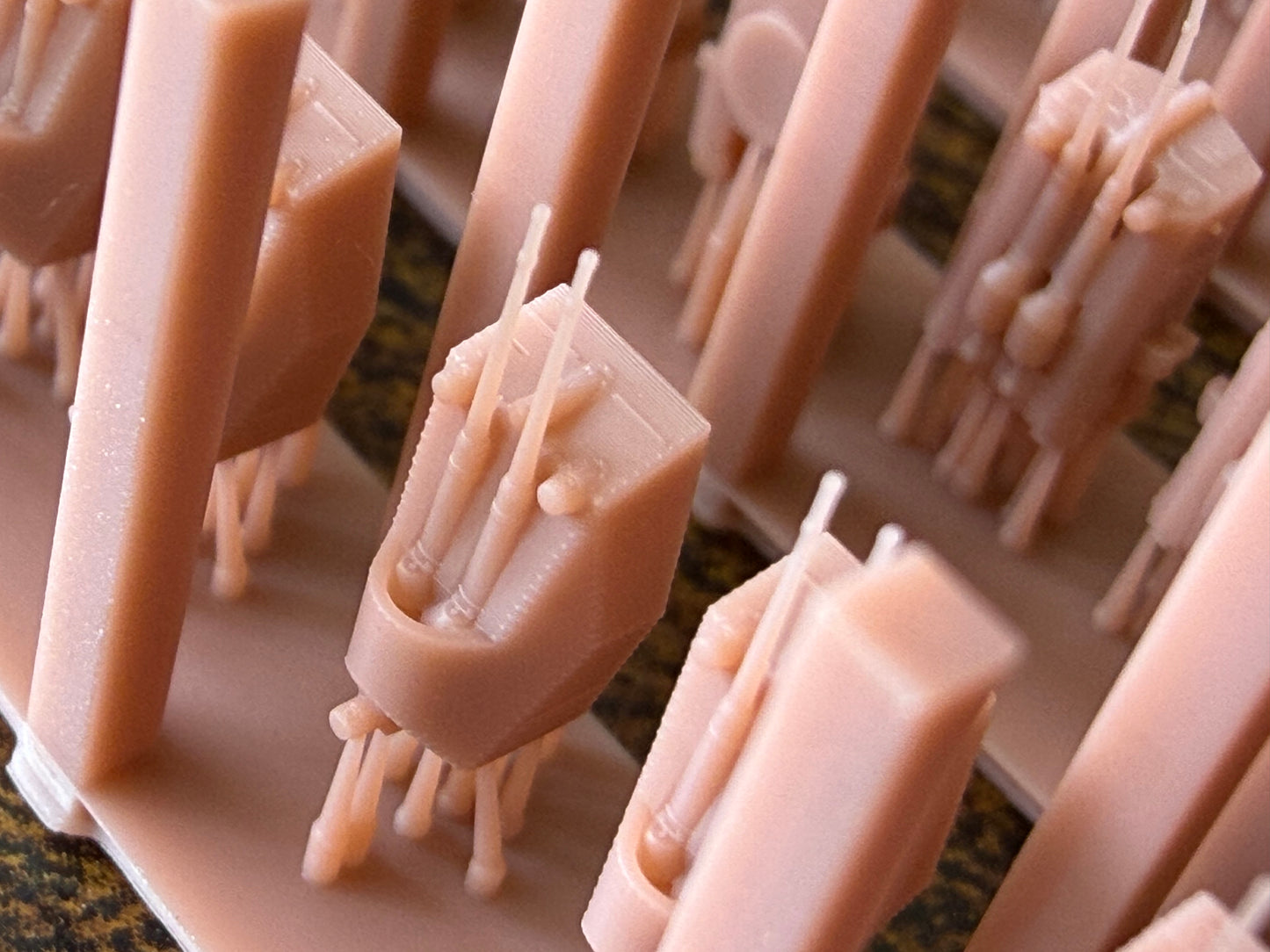 Kriegsmarine heavy AA guns, 105mm AA guns, 127mm, 128mm AA guns, 105mm L65 SK C38, 127mm L55 Flak, 3D printed kits