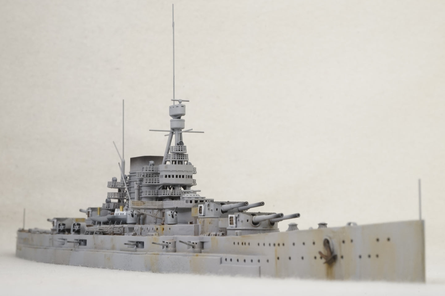 1:700 SMS Ersatz Yorck, full hull, waterline, german battleship WWI, resin, 3D printed kit