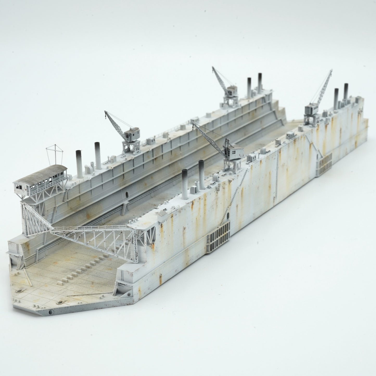 1:700 Admiralty Floating Docks AFD 4, AFD4, Medway Dock, floating dock, 3d printed model