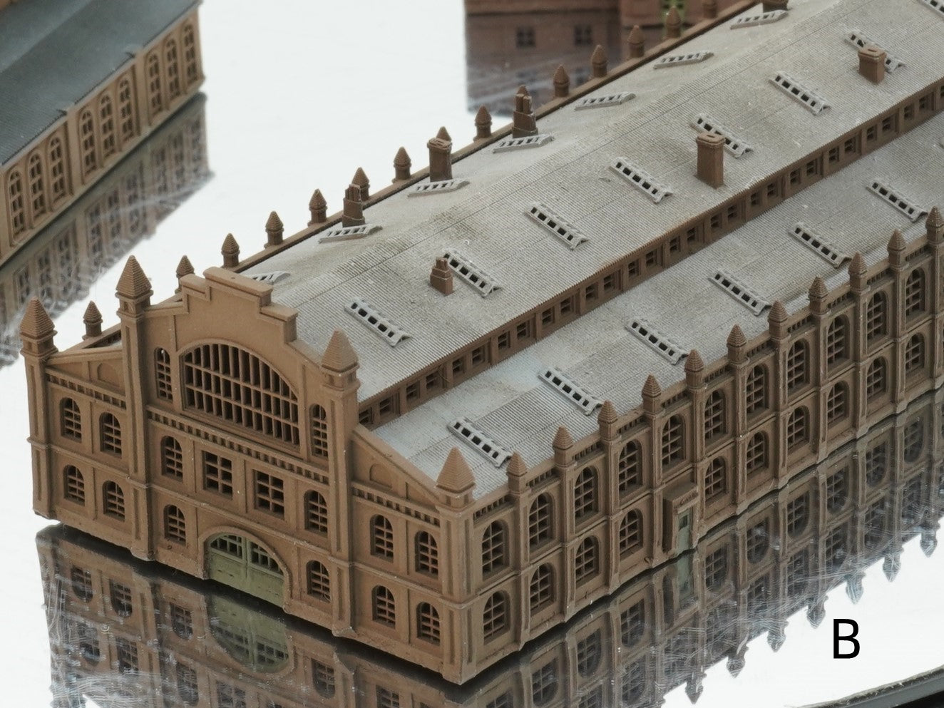 1:700 Factory building, old factory, 1:700 Fabrik