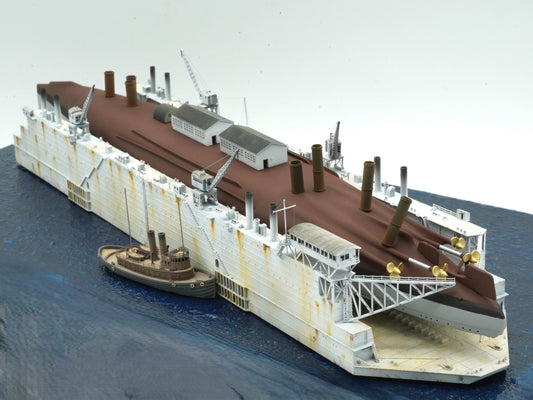 1:700 Admiralty Floating Docks AFD 4, AFD4, Medway Dock, floating dock, 3d printed model