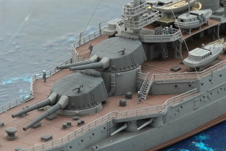1:700 French Battleship Bretagne, Full Hull, WaterLine, Bretagne class battleship, French Battleship, 3d printed, resin model