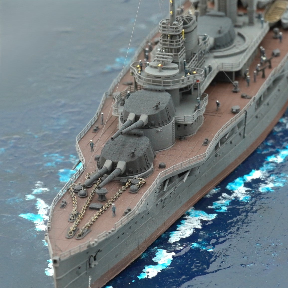 1:700 French Battleship Bretagne, Full Hull, WaterLine, Bretagne class battleship, French Battleship, 3d printed, resin model