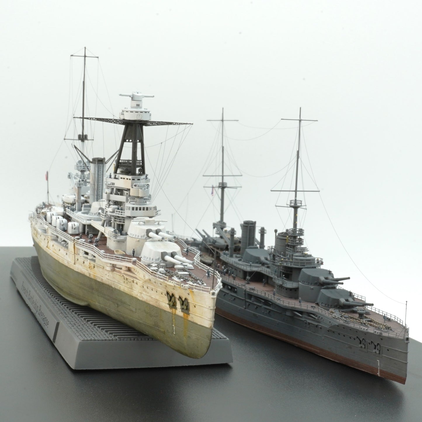 1:700 French Battleship Bretagne, Full Hull, WaterLine, Bretagne class battleship, French Battleship, 3d printed, resin model