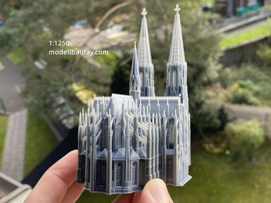 1:1000, 1:1250 Köln Dom, cologne cathedral, 3D printed kit, luck collector, assembly is not needed, Glückssammler, montage ist nicht erforderlich