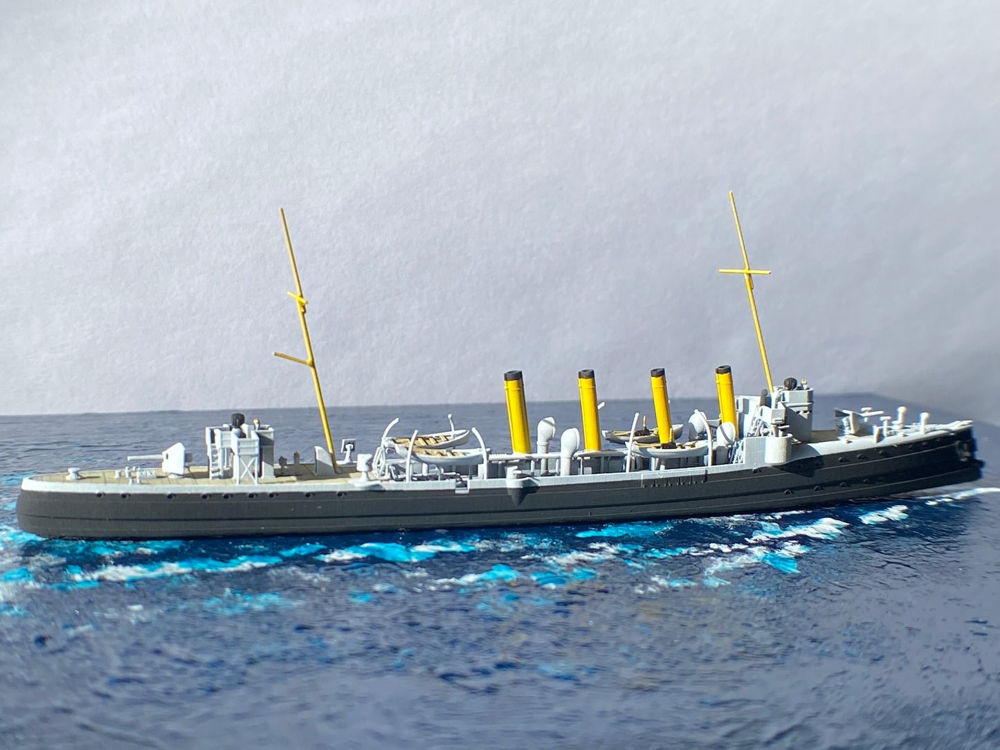 1:700 Imperial Chinese Navy Torpedo Gunboat Fei Ying 1895, destroyer, Beiyang Navy, Feiying