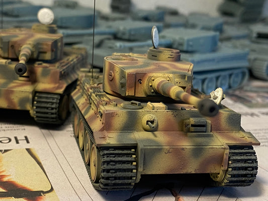 1:72, 1:87 Tiger tank, 1:144 Tiger tank, 3D printed kit, Tiger H, Tiger E, Tiger family. Gearmany tanks