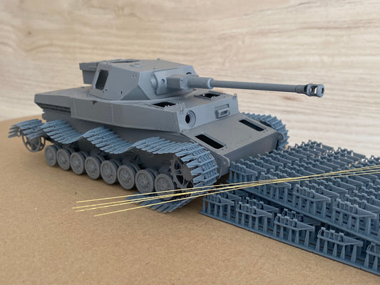 1:35 Workable tracks for Panzer III, Panzer IV, Winterketten, Ostketten, 3D printed
