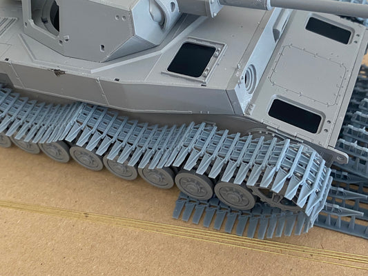 1:35 Workable tracks for Panzer III, Panzer IV, Winterketten, Ostketten, 3D printed