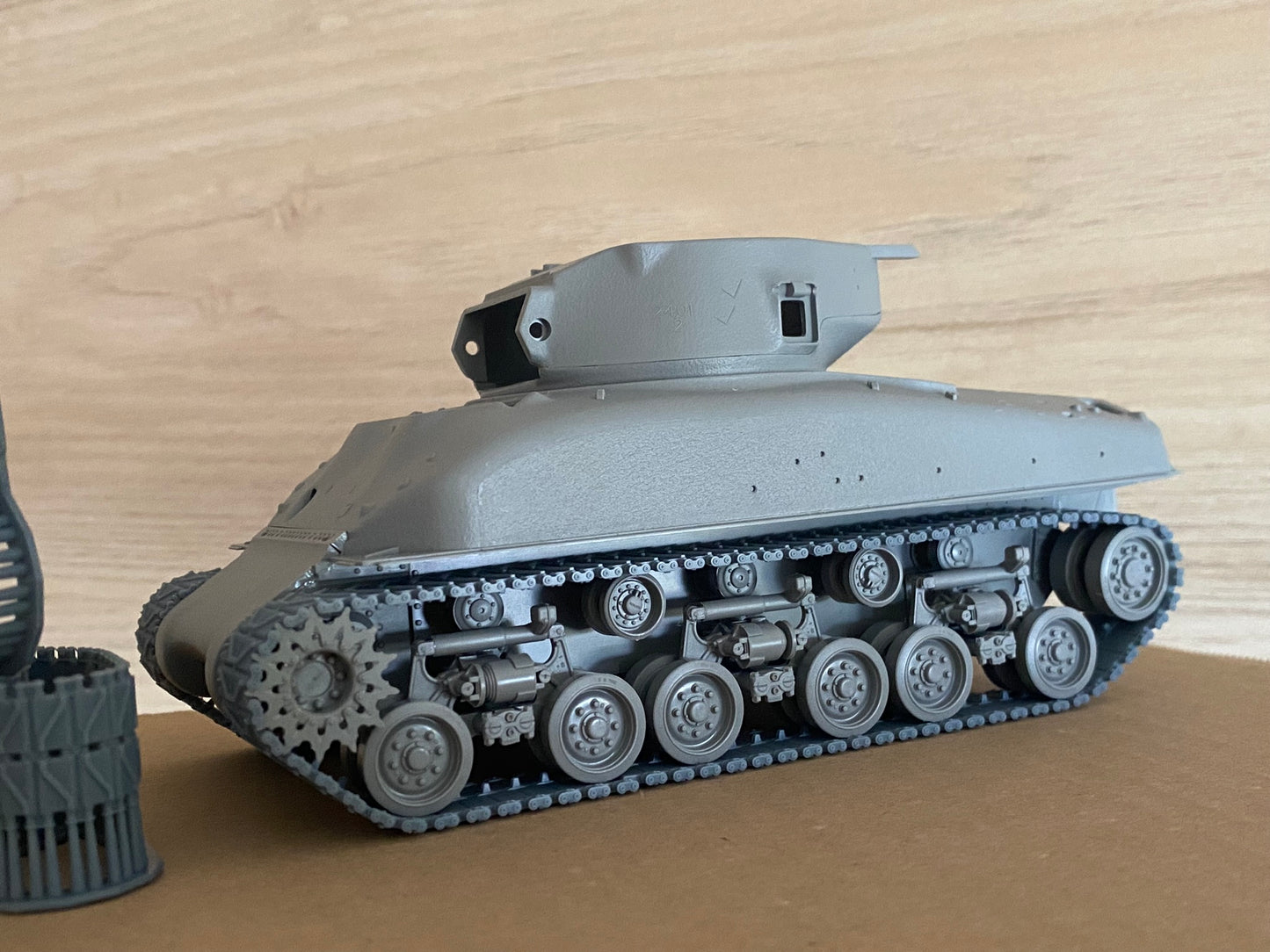 1:35 Pre assembled tracks for M4 Sherman, T48, T80, T62, T84, Duck bill, 1:35 Einsatzbereit Ketten, half-finished tracks, 3D printed