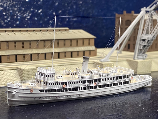 1:700 Auxiliary ships, tugboat, ferry, coal ship, oil tanker, barracks ship, floating crane