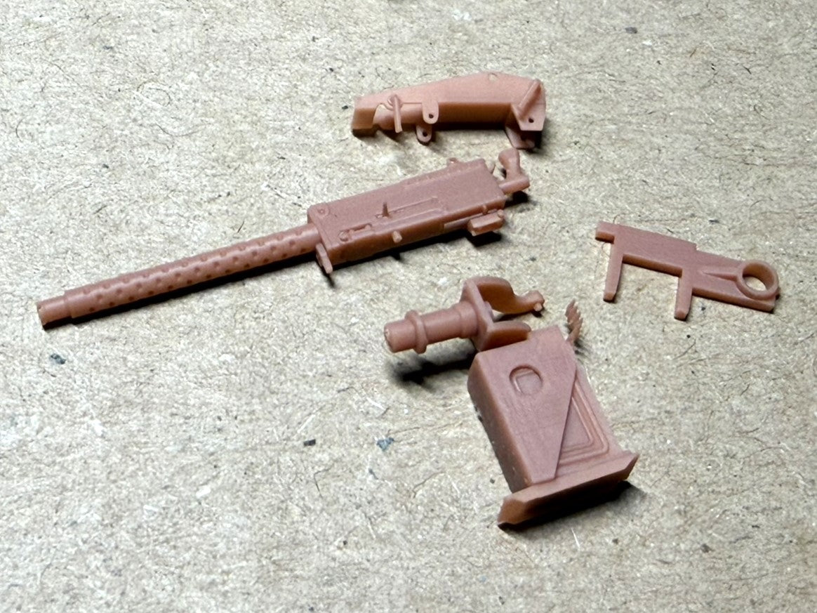1:35 Allied tank machine guns, M1919, L37A1, L3A1, M2, DShK, NSV, autocannons