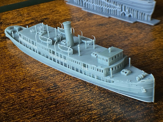 1:700 Auxiliary ships, tugboat, ferry, coal ship, oil tanker, barracks ship, floating crane