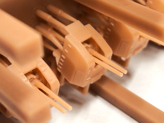 Italian navy heavy AA guns, 76mm, 90mm, 100mm, 102mm 120mm AA guns, 127mm, 128mm AA guns, 3D printed kits